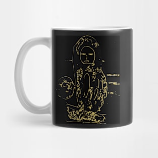 Black Sphinx. Mug